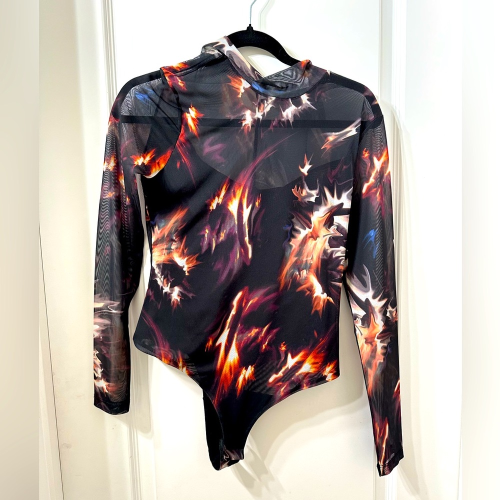 AllSaints Flames Elia Bodysuit